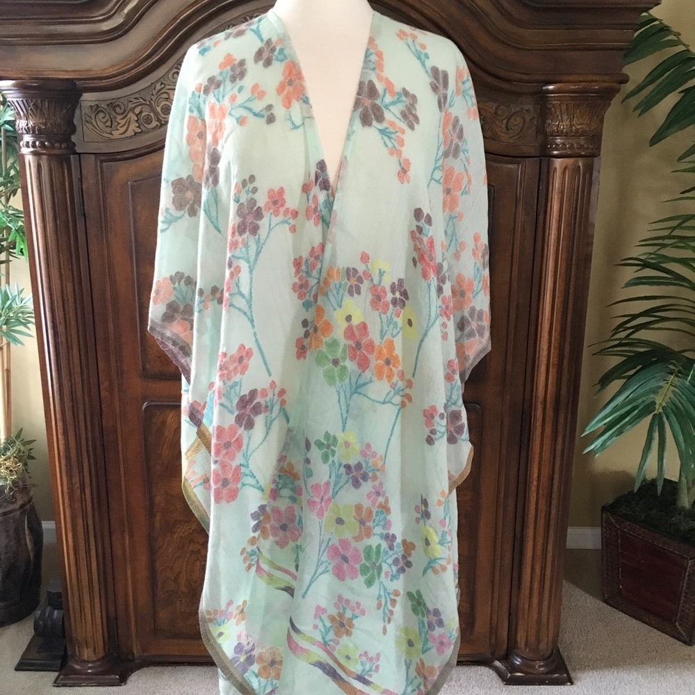Floral Saachi Kimono Wrap